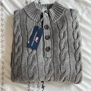 Vineyard Vines Men’s Cashmere Blend Button Through